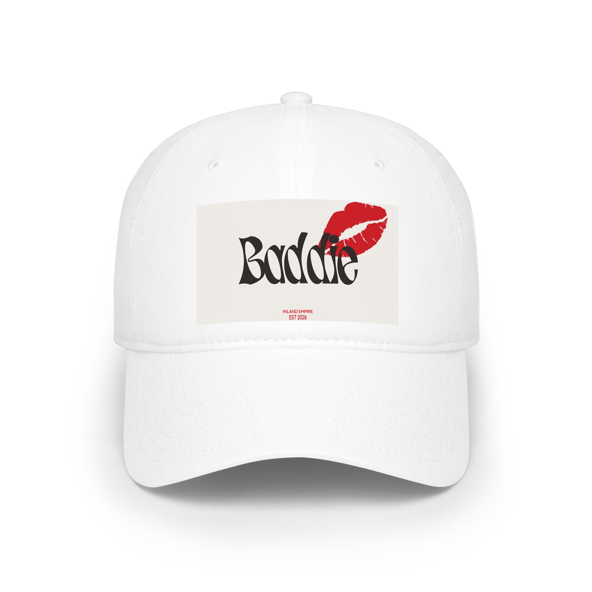 Baddie Kiss Embroidered Baseball Cap